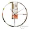 Clockswise Modern Round Big Wall Clock with Mirror Face, Decorative Silver Metal 22.75-in. Oversize Timepiece QI004635 - alternate 7